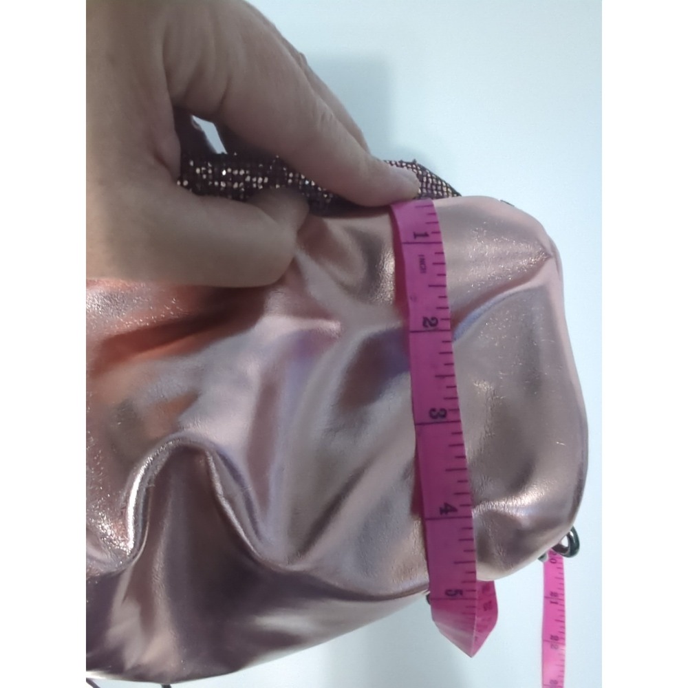 Victoria Secret Sparkly Pink Mini Backpack Sequins Metallic Pink Party City club - Picture 14 of 16